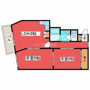 センチュリー宮北ビル【302号室】の間取り