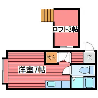 ピュアハイツ【203号室】の間取り