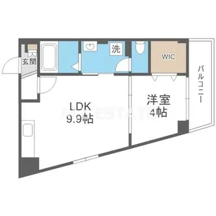 アルカンシェルコート緑橋【2階】の間取り