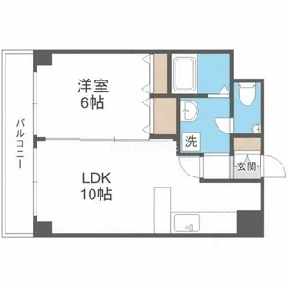 グレイス今里【5階】の間取り