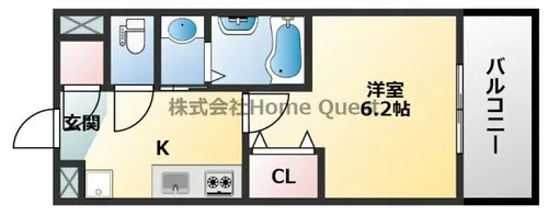 Luxe布施南Ⅱ【4階】の間取り