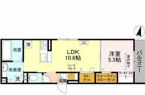 レクタス【2階】の間取り