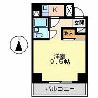 ラフィネ新栄【9階】の間取り