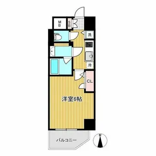 W-STYLE難波【10階】の間取り