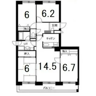 北海道札幌市西区宮の沢三条4丁目【マンション】の間取り