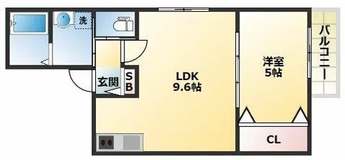 セレニティ加美南B棟【1階】の間取り