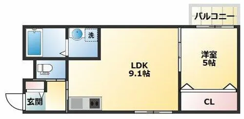 セレニティ加美南B棟【3階】の間取り