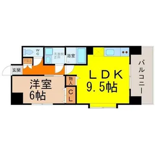 La Douceur山王【8階】の間取り