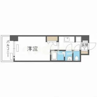 プレサンス堺筋本町センティス【4階】の間取り