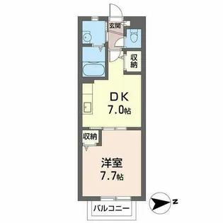 シェ・モア【0206号室】の間取り