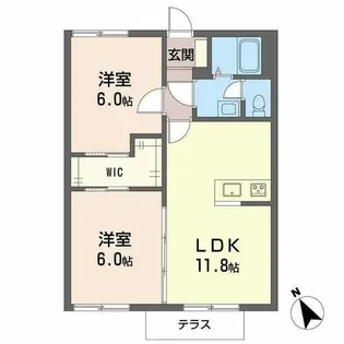 CUORE21【1階】の間取り