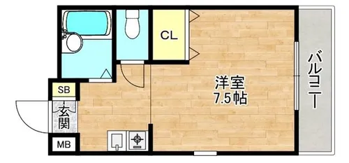 メゾンフレグランス【2階】の間取り