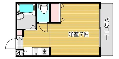 メゾンフレグランス【2階】の間取り