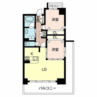 サンベルファム【1001号室】の間取り