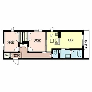 シャーメゾン久宝寺寺内町【0102号室】の間取り