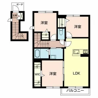 ドリアイ・アジュール【0203号室】の間取り