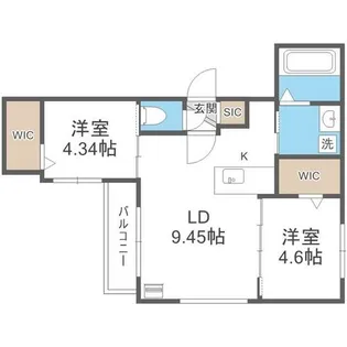 インペリアルトパーズ【3階】の間取り