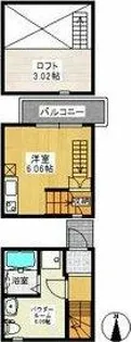 アースクエイク寺崎【1階】の間取り