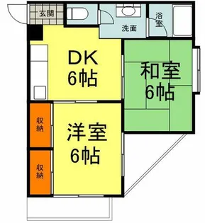 パークサイド板谷【503号室】の間取り