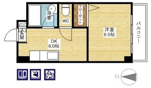 大旺第三マンション【8階】の間取り