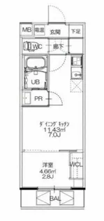 SERENiTE-04【12階】の間取り