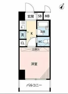 ダイナコート平尾山荘通り【8階】の間取り