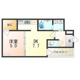 フジパレス中野【2階】の間取り