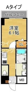 アーバンパーク住之江公園Ⅰ【6階】の間取り