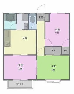 フォレスタTC Ⅰ【2階】の間取り