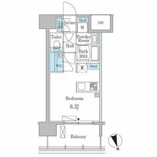 ルーエ今池【12階】の間取り