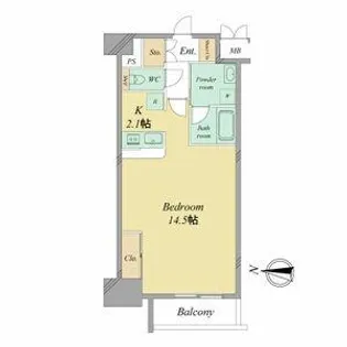 グラヴィス鶴舞【3階】の間取り