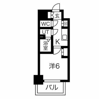 エステート金山【8階】の間取り