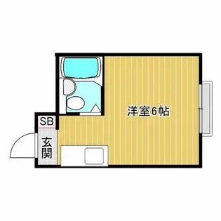 サンシャイン我孫子【4階】の間取り