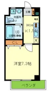 大阪府大阪市生野区新今里2丁目【マンション】の間取り