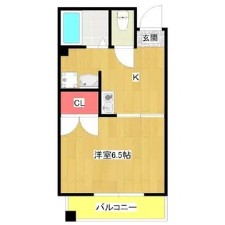 新港ハイツ【2階】の間取り