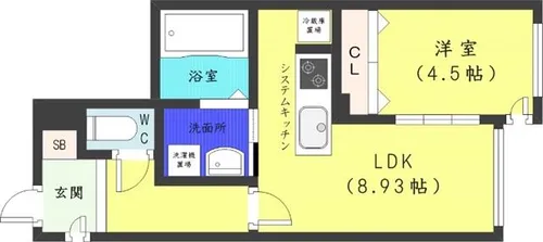 RESIDENCE SHINMEI MARUYAMA【2階】の間取り