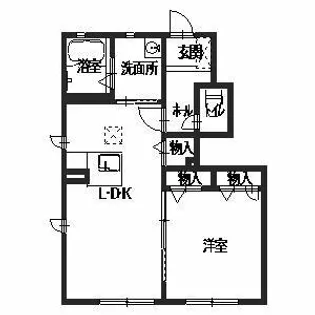 メゾン ド ルミエール【0105号室】の間取り