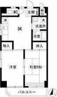 山田ハイツ【3階】の間取り