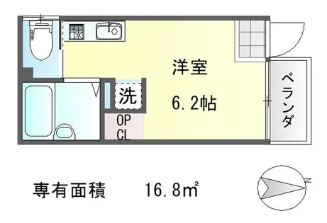 コンフォートハイツ【1階】の間取り