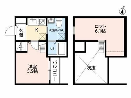 Lines Style(ラインズ スタイル)【2階】の間取り