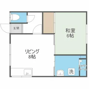眞鶴荘【205号室】の間取り