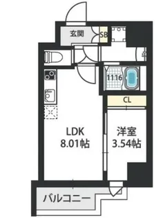 グランパシフィック東今里innovation【5階】の間取り