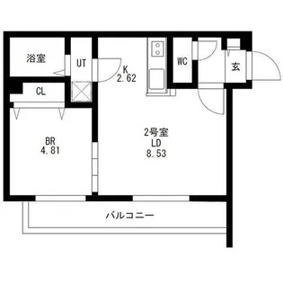 北海道札幌市中央区南七条西15丁目【マンション】の間取り