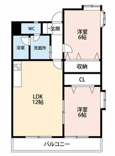 古橋マンション【301号室】の間取り