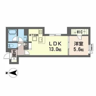 INFINI【0101号室】の間取り