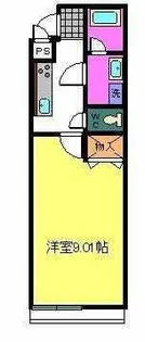 ル・ソワール 金岡【101号室】の間取り