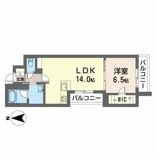 INFINI【0302号室】の間取り