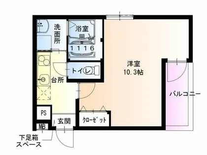 フジパレス百舌鳥駅南Ⅰ番館【101号室】の間取り