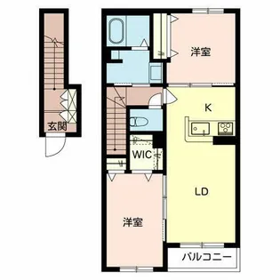 シャーメゾン ドゥース【0202号室】の間取り