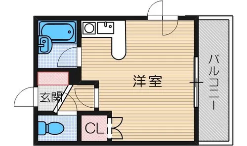 ビスタ千里丘Ⅴ【3階】の間取り